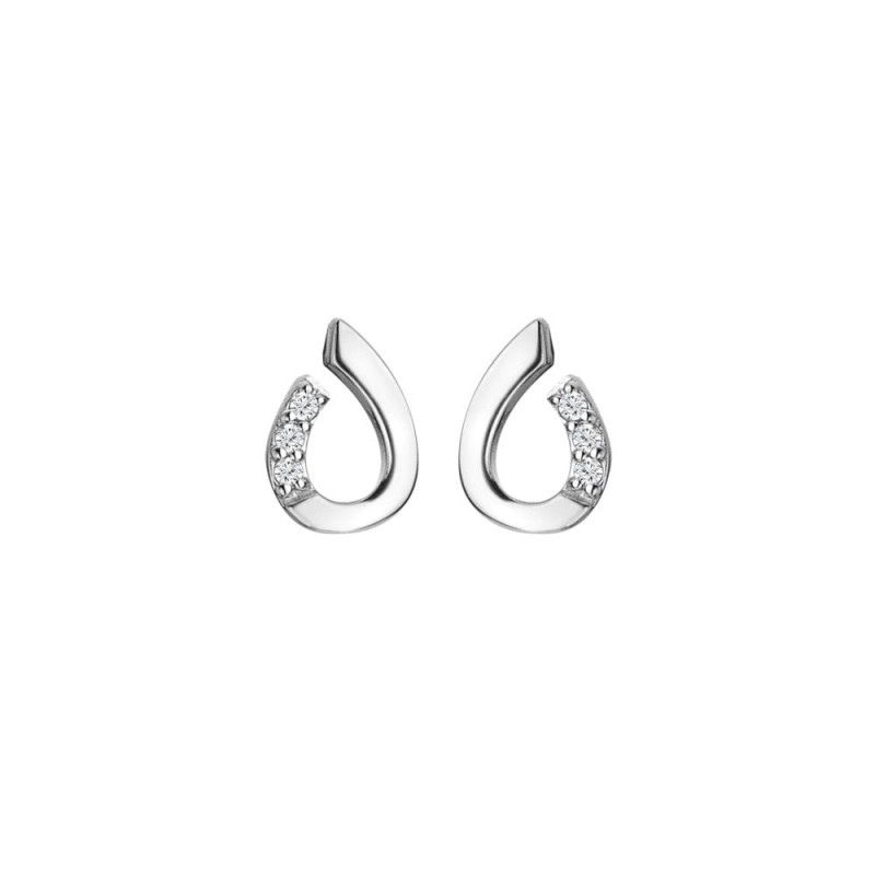 Hot Diamonds Teardrop Stud Earrings - Save 23% off RRP