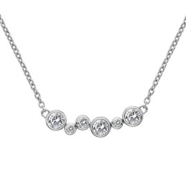 Hot Diamonds Tender White Topaz Necklace - DN147