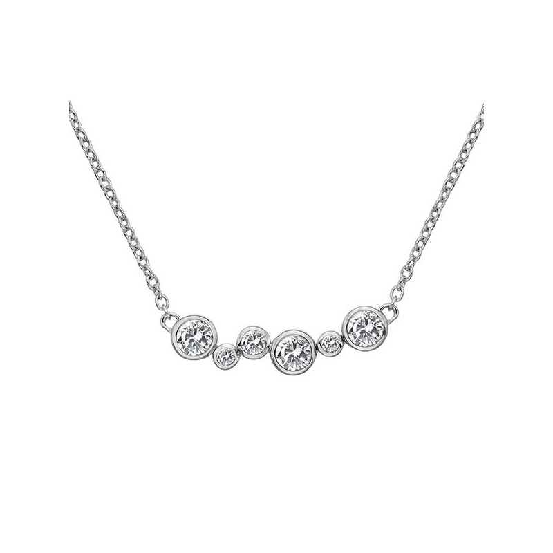 Hot Diamonds Tender White Topaz Necklace - DN147