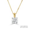 18ct White Gold Lab Grown Diamond Pendant - 0,94ct E/VVS2