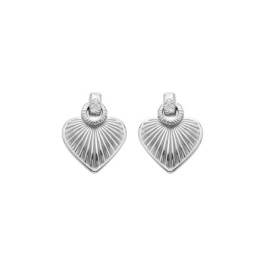 Hot Diamonds Essence Sterling Silver Heart Stud Earrings - DE820