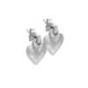 Hot Diamonds Essence Sterling Silver Heart Stud Earrings - DE820