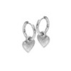 Hot Diamonds Essence Heart Sterling Silver Huggie Earrings DE821