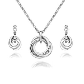 Buy Hot Diamonds Calm Pendant & Earrings Set - SS150