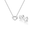 Hot Diamonds Amulets Sterling Silver Heart Set - SS136