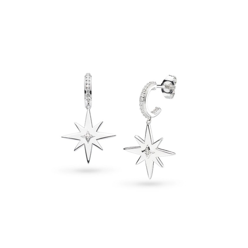 Kit Heath Céleste North Star Pavé Hoop Earrings - 50467CZ