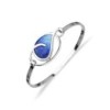 Ortak New Dawn Sterling Silver & Enamel Bangle - EBG36