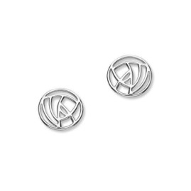 Ortak Charles Rennie Macintosh Rose Stud Earrings - E632