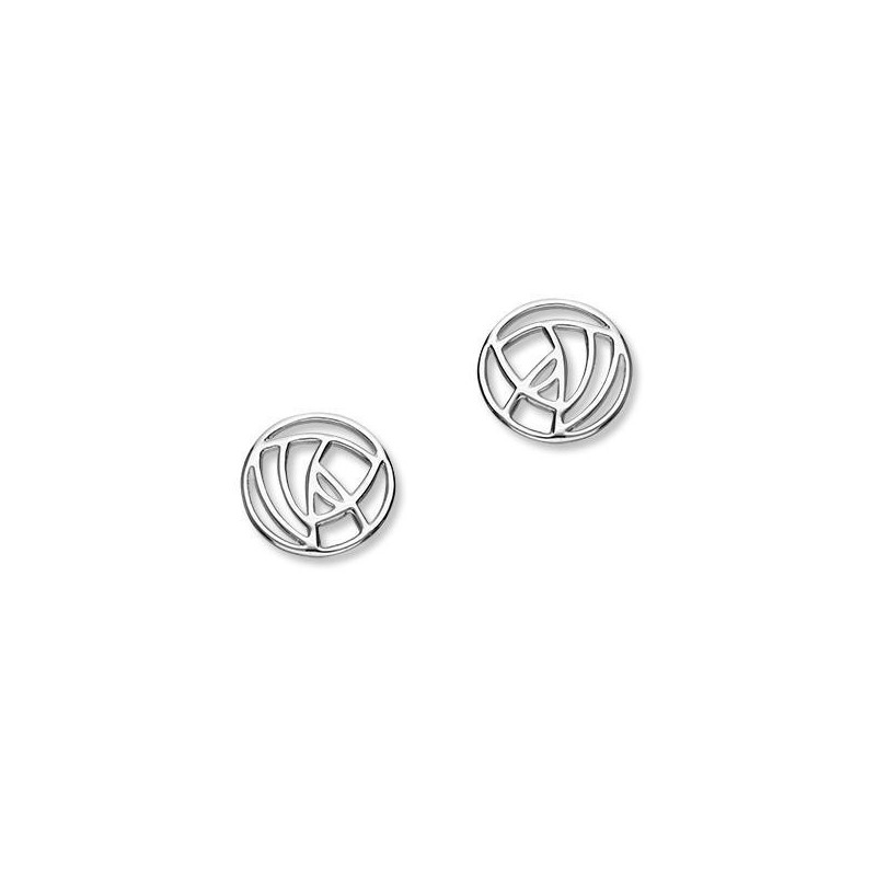 Ortak Charles Rennie Macintosh Rose Stud Earrings - E632