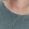 Kit Heath Sterling Silver Entwine Twine Twist Necklace- 90223RP