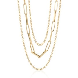 9ct Gold Multi-Strand Gold Necklace - 18-20 inch