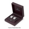 Hoxton London Silver Rectangular Block Cufflinks