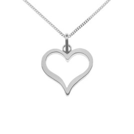 Tianguis Jackson Silver Open Heart Pendant - CY0029