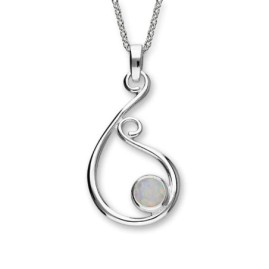 Ortak Flourish Silver Pendant - SP292 [25% OFF RRP]