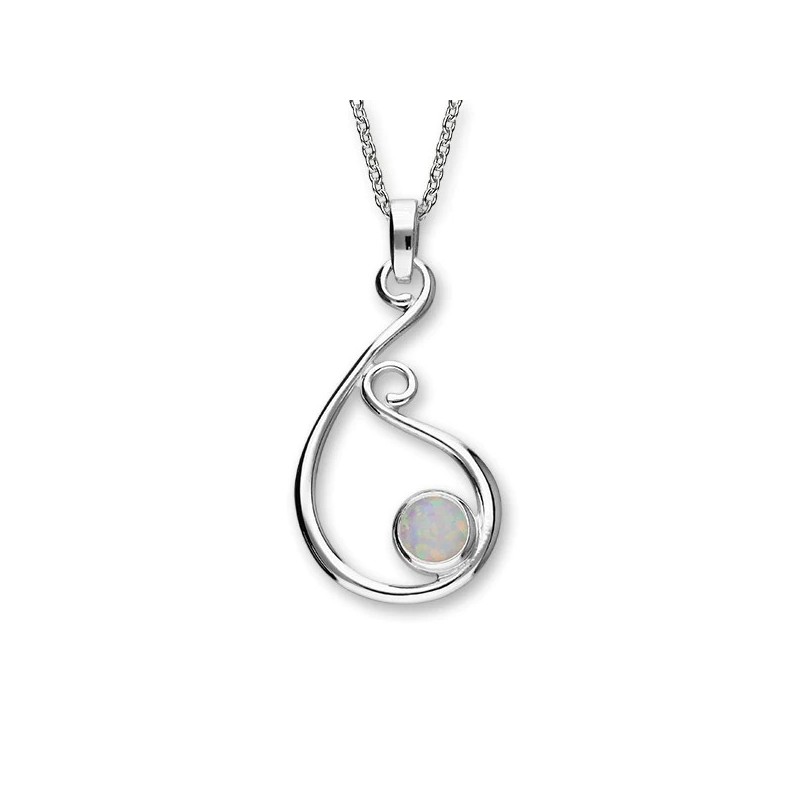 Ortak Flourish Silver Pendant - SP292 [25% OFF RRP]