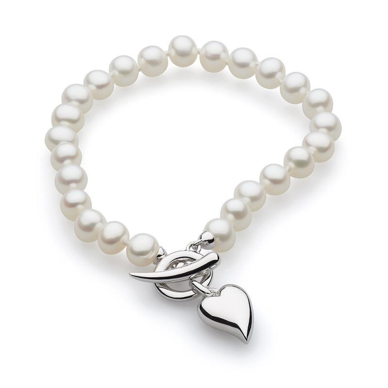 Kit Heath Desire Freshwater Pearl T-Bar Bracelet