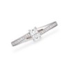 Platinum Phoenix Cut Diamond  Ring - D 0.25 + 0.11 D/VVS2