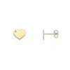 9ct Gold Diamond-set Love Heart Earrings - 0.02