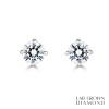 18ct White Gold Lab Grown Diamond Stud Earrings - 1.05 E/VS2