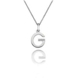 Hot Diamonds Sterling Silver Letter G Pendant - DP407