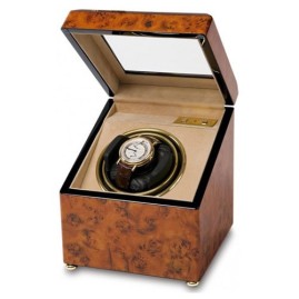 Rapport Walnut Burr Mono Watch Winder