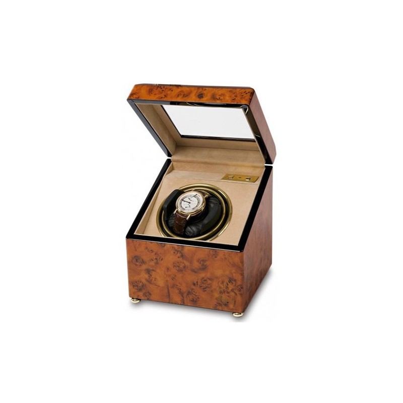 Rapport Walnut Burr Mono Watch Winder